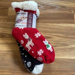 Womens Muk Luks Cabin Socks Size L/XL 8-10